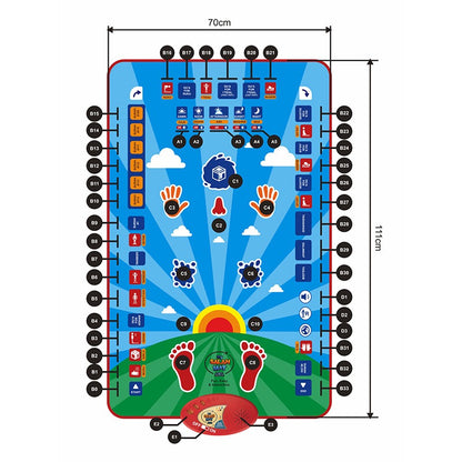 "Kids Islamic Prayer Mat 🕌💡